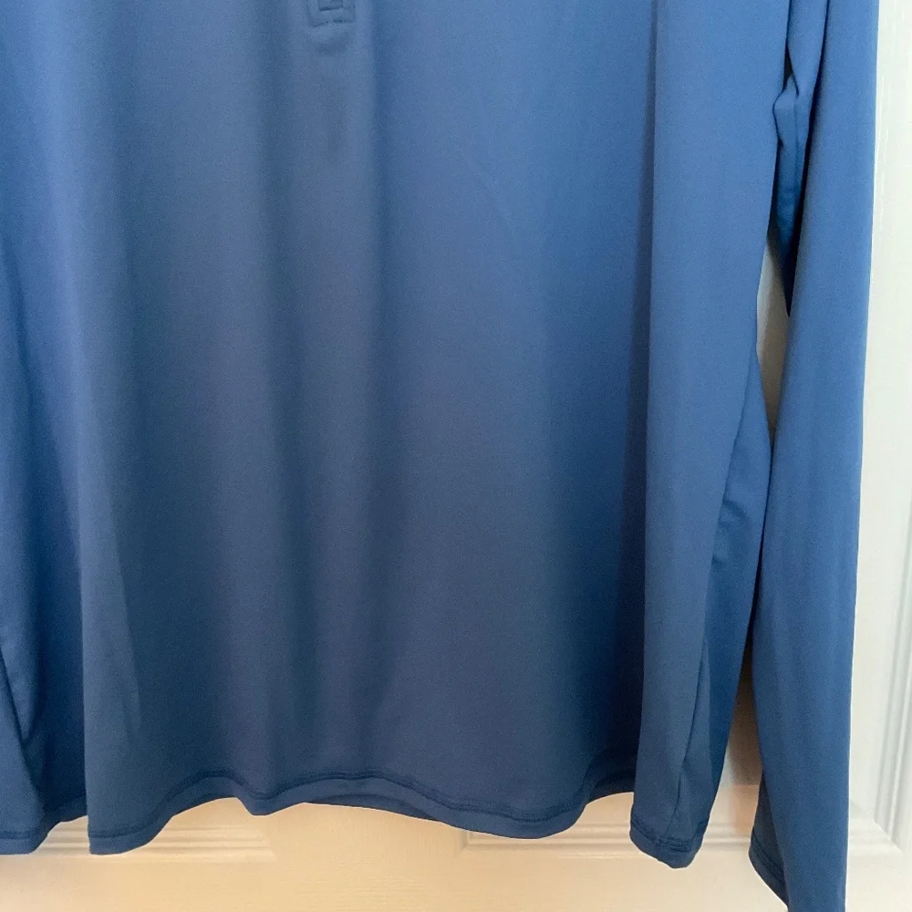 LADIES SPEEDO SWIM SHIRT W/RASH GUARD.  XL. UV PROTECTION. NWOT.  HAS ZIPPER. - Picture 3 of 7